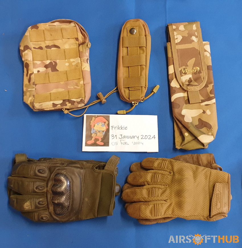 The Tan Gear Set - Used airsoft equipment