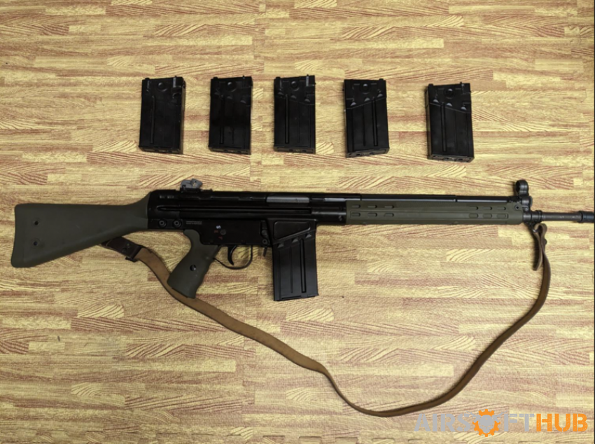 Umerex WE G3 GBBR Plus 6 mags - Used airsoft equipment