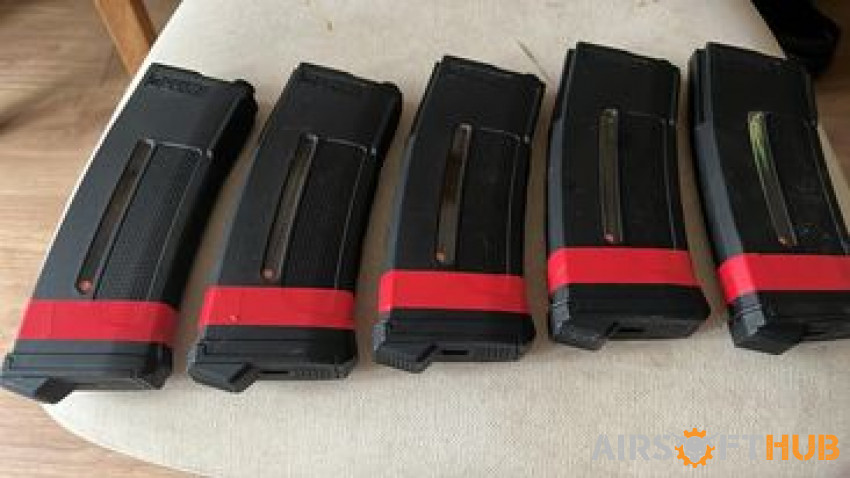 pts mags x5 - Used airsoft equipment