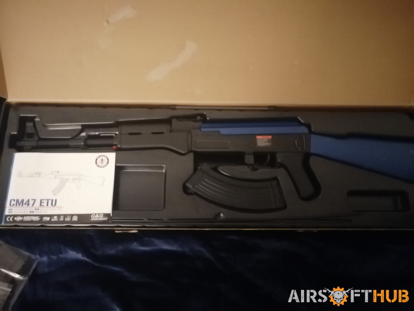 G&G CM47 Two Tone Blue - Used airsoft equipment