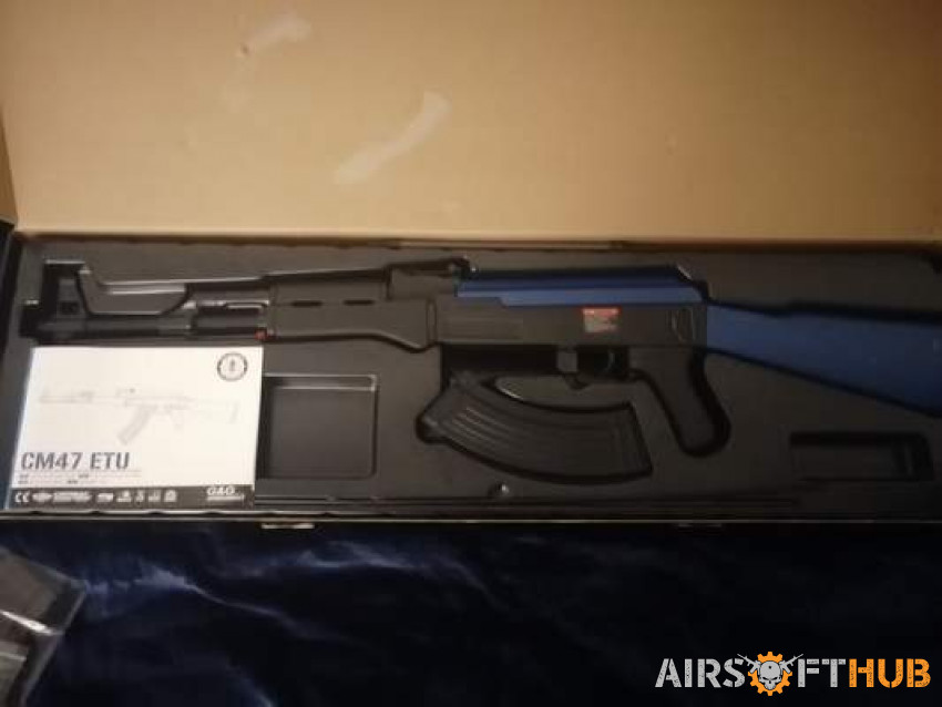 G&G CM47 Two Tone Blue - Used airsoft equipment