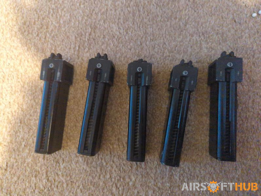 Kc02 gas magazine x5 - Used airsoft equipment