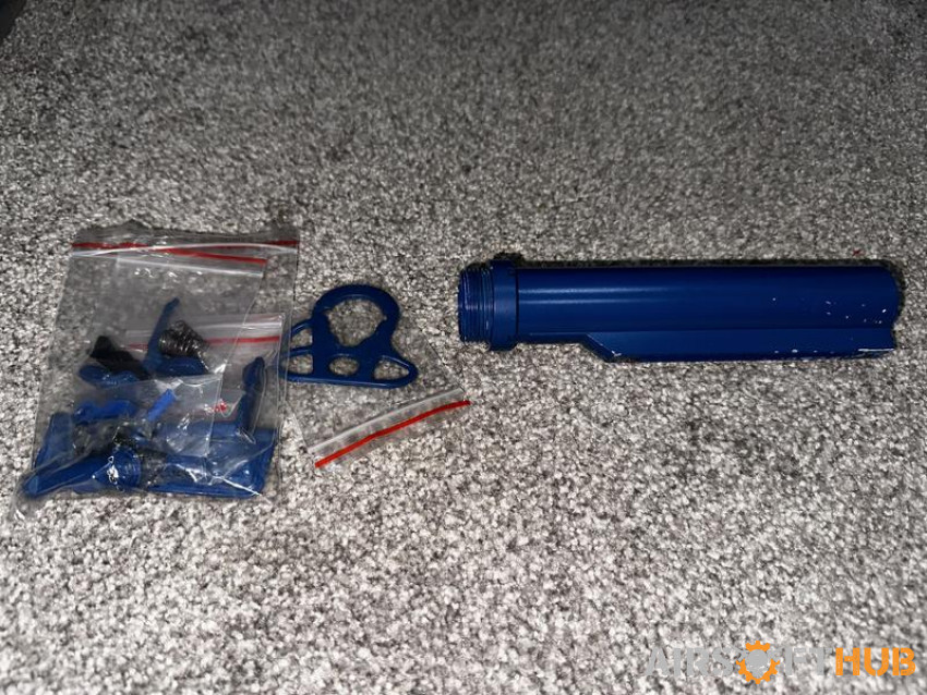 M4 AEG blue Parts - Used airsoft equipment