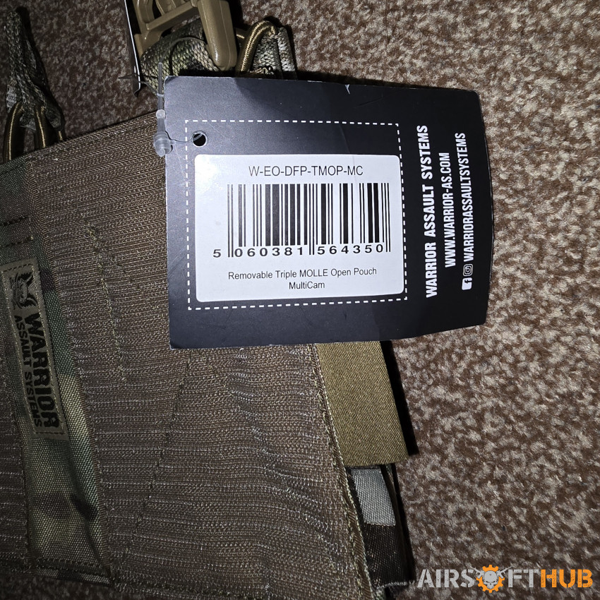 Warrior assault mag pouches - Used airsoft equipment