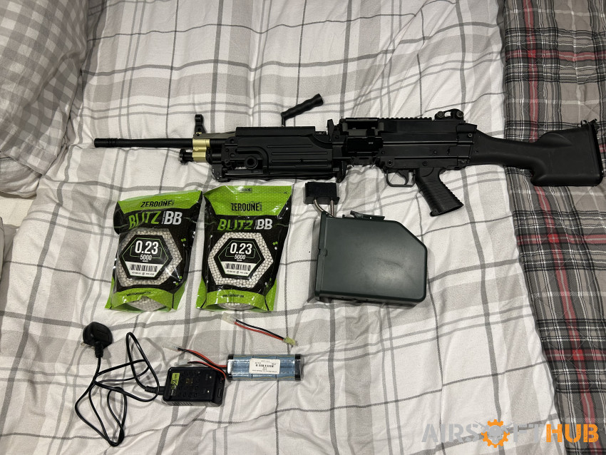 A&k m249 - Used airsoft equipment