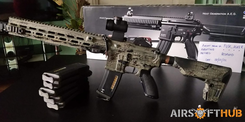 Upgraded TM 416D NGRS/ Tachyon - Used airsoft equipment