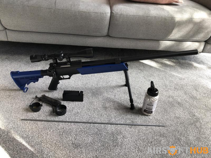 MB06B Sniper Rifle inc scope - Used airsoft equipment
