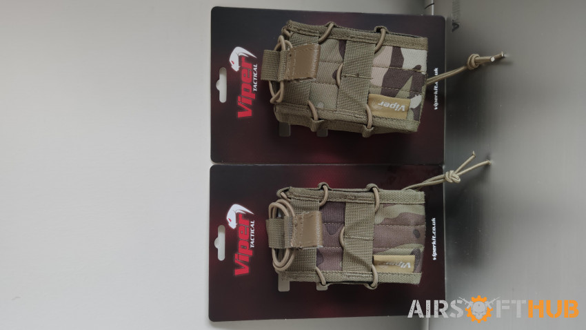 Two viper m4 mag pouches - Used airsoft equipment