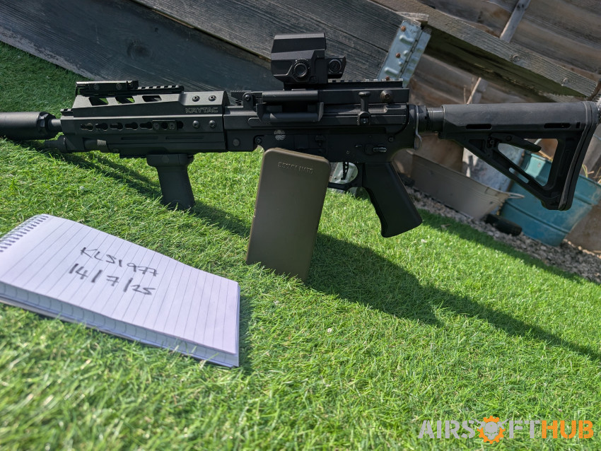 Krytac lmg upgraded bundle - Used airsoft equipment