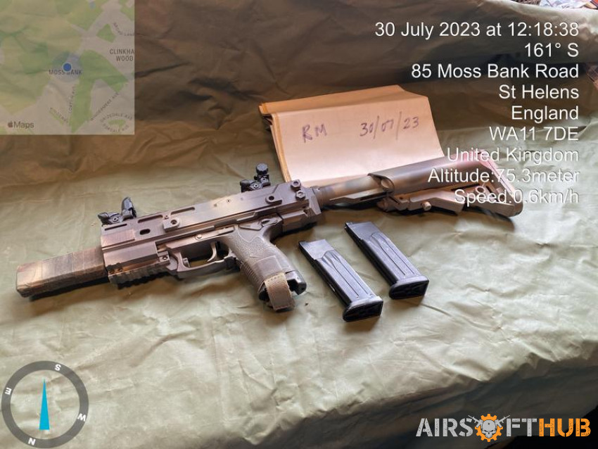 MK23 Carbine Project - Used airsoft equipment
