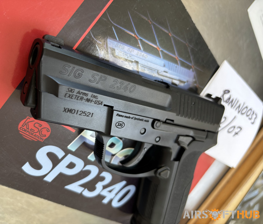 MINT KSC Sig Pro SP2340 GBB - Used airsoft equipment