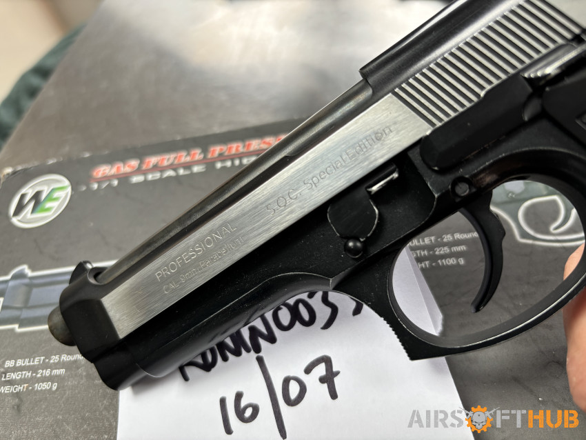 WE Beretta M92 Special Edition - Used airsoft equipment