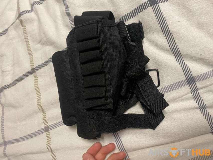 Rifle stock cheek rest pad - Used airsoft equipment
