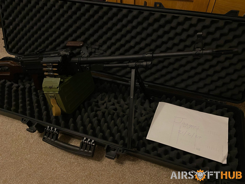 A&K PKM - SOLD - Used airsoft equipment