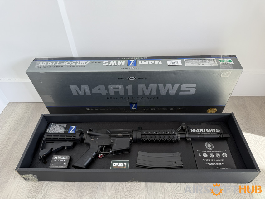 Tokyo Marui M4A1 MWS Z Sistem - Used airsoft equipment