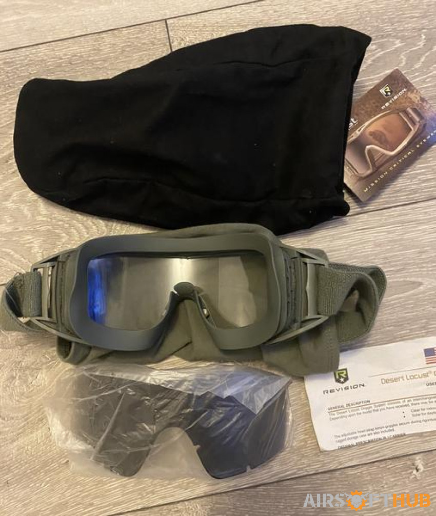 Revision Desert Locust goggles - Used airsoft equipment
