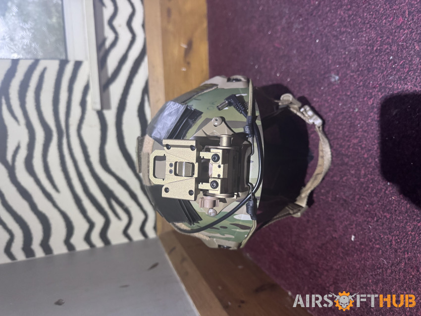 MultiCam FAST Helmet READ DESC - Used airsoft equipment
