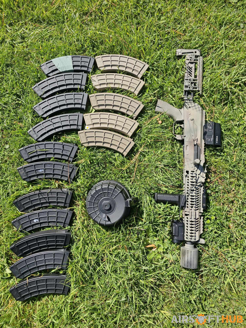 Upgraded LCT ZENIT AK - Used airsoft equipment