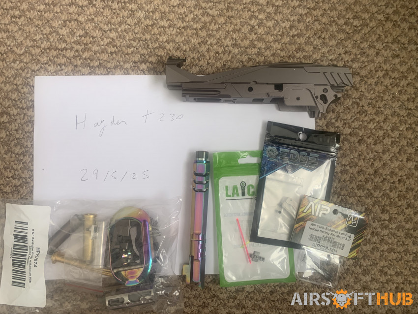 hi capa parts plus hpa adapter - Used airsoft equipment