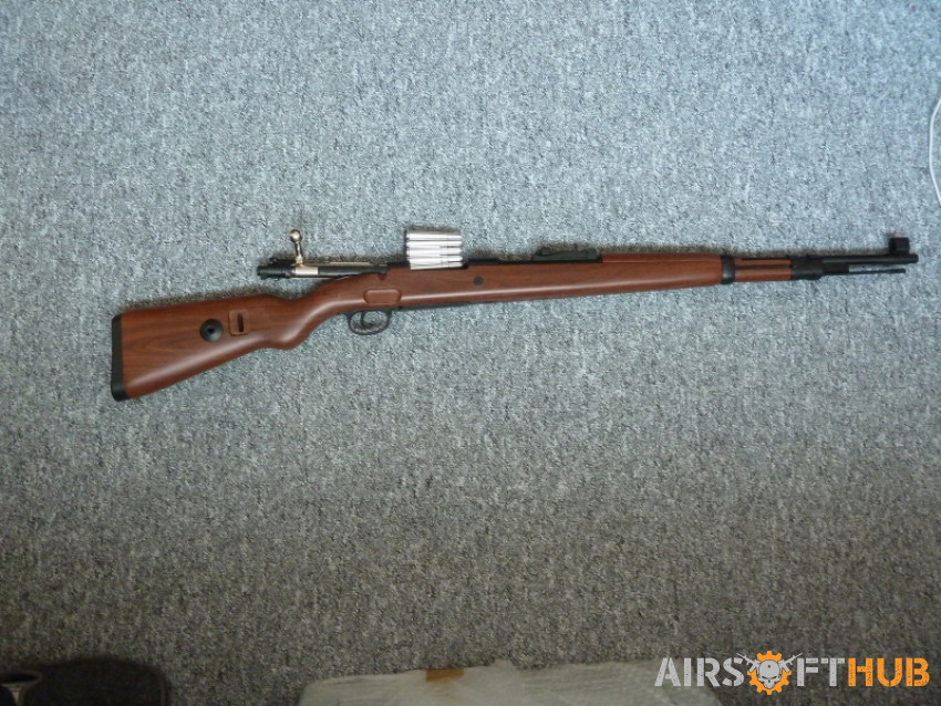 Kar98 spring powered, extras - Used airsoft equipment