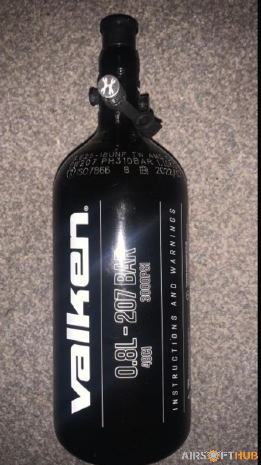 valken 48ci 3k hpa tank - Used airsoft equipment