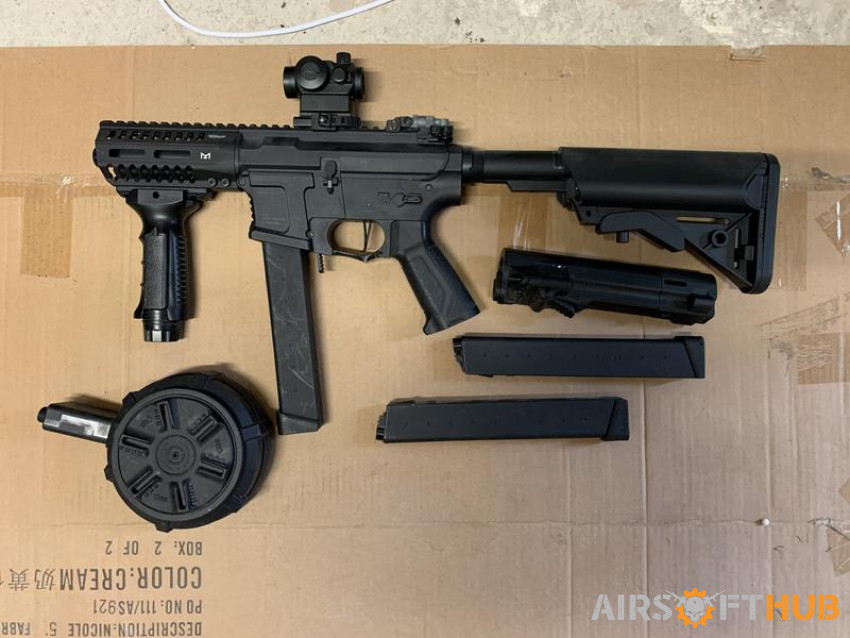 G&G ARP9 with mags and drum - Used airsoft equipment