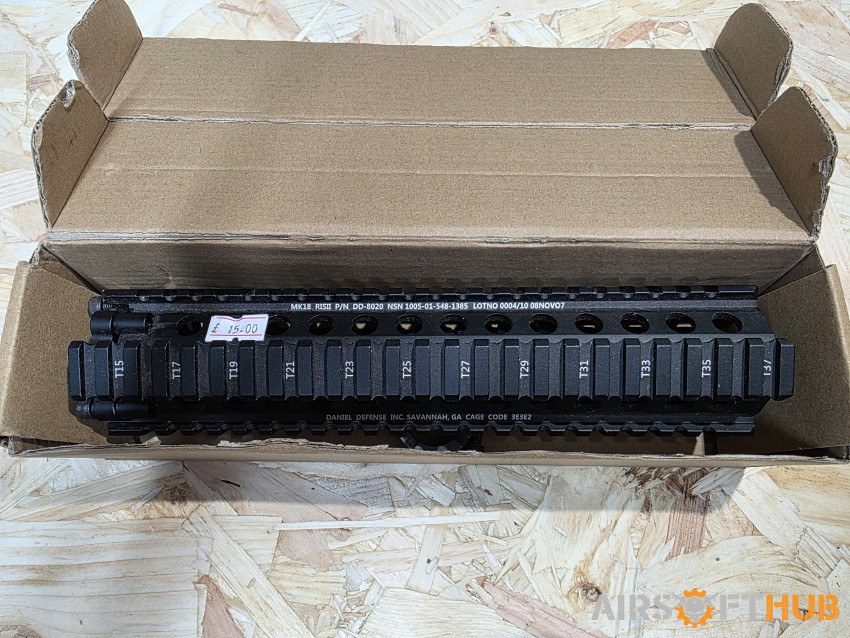 MK18 Front Rail (No Fittings) - Used airsoft equipment