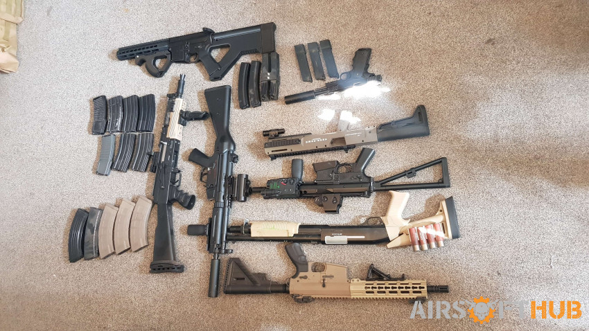 Selling part of my inventory - Used airsoft equipment