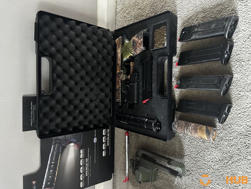 Highly upgraded TM MK23 - Used airsoft equipment