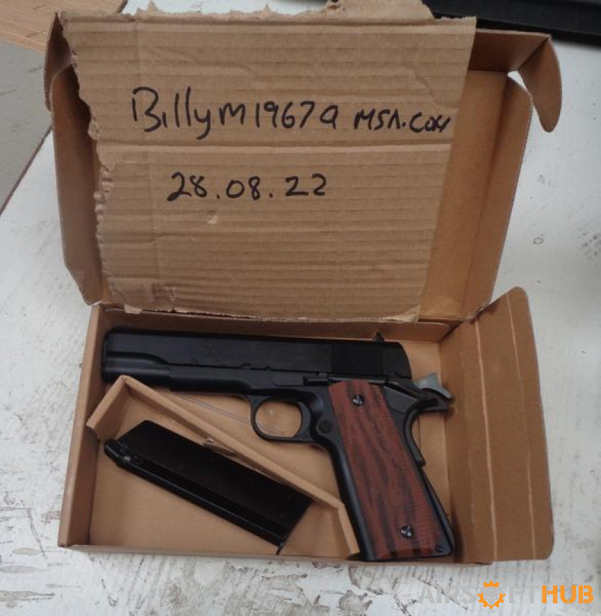 MARUZEN  COLT 1911 gas pistol - Used airsoft equipment
