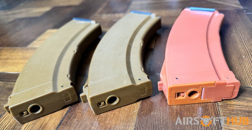 AK mags x 3 - Used airsoft equipment