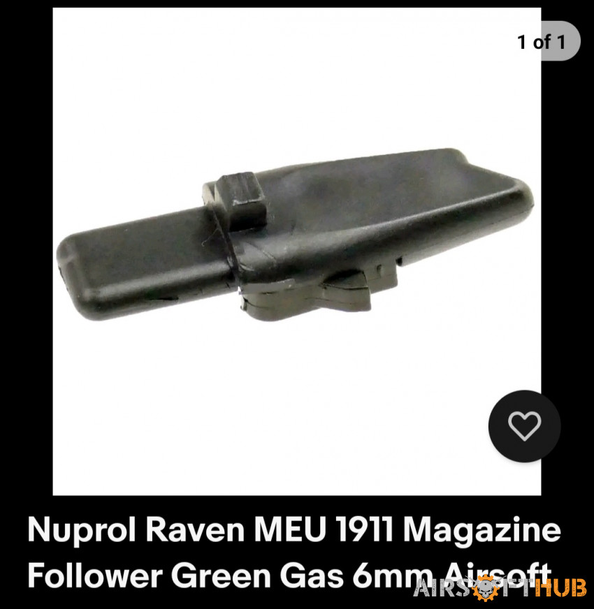 2 Raven meu 1911 mag follower - Used airsoft equipment