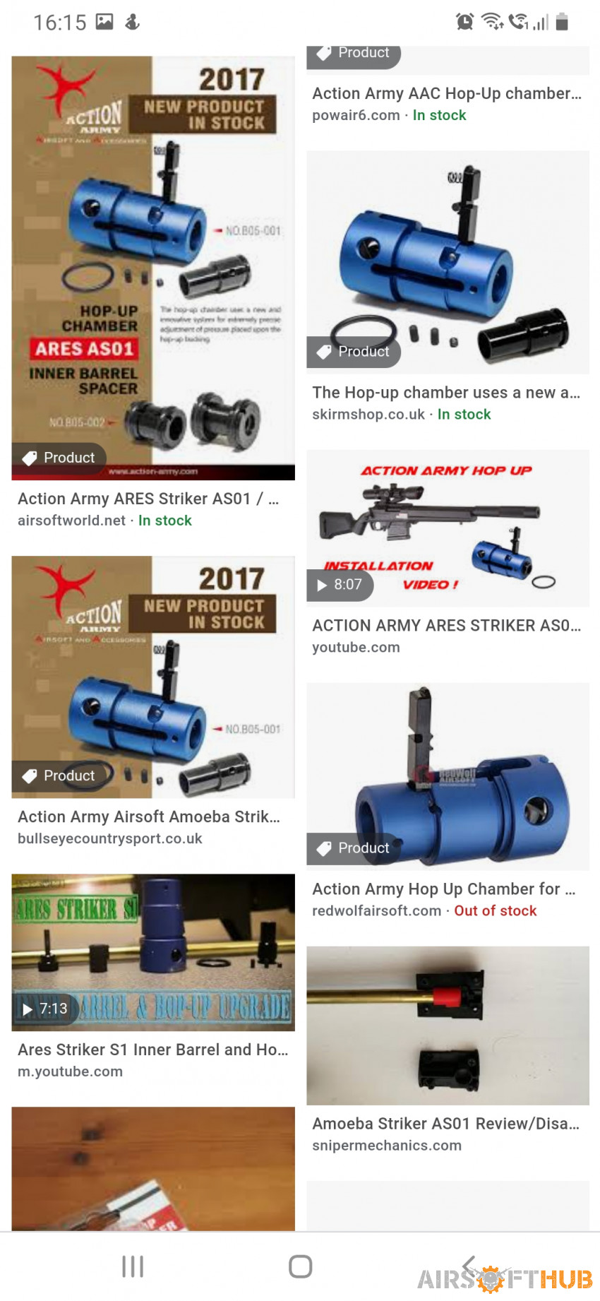 Ares striker AS02 upgrades - Used airsoft equipment