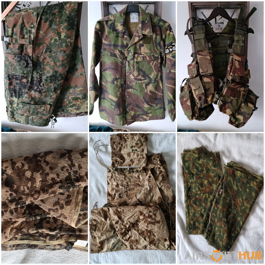 Various clothing - Used airsoft equipment