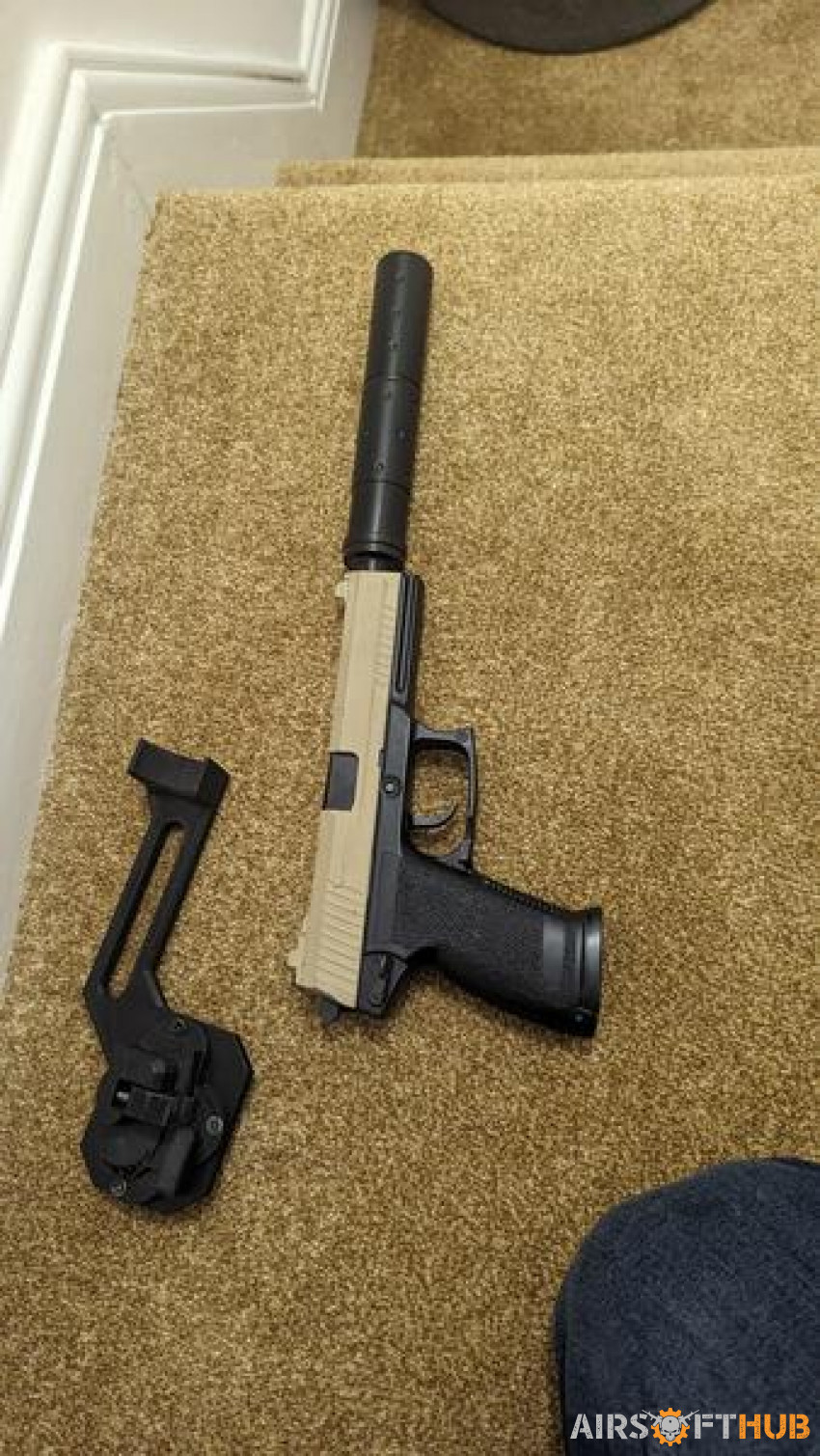 Mk 23 with silencer and holste - Used airsoft equipment