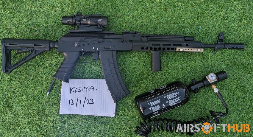 AK slr hpa - Used airsoft equipment