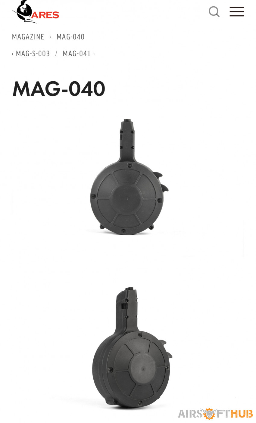 Wanted M45 Drum Magazine - Used airsoft equipment