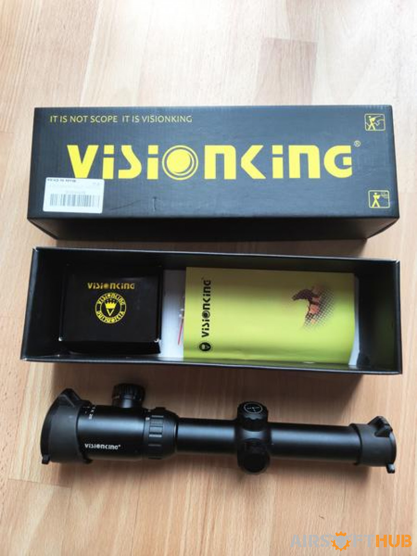 visionking 1.25-5 X26 AR Scope - Used airsoft equipment