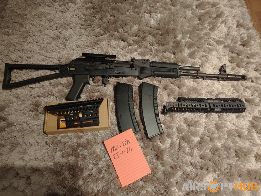 E&L AKS 74 MN + accessories - Used airsoft equipment