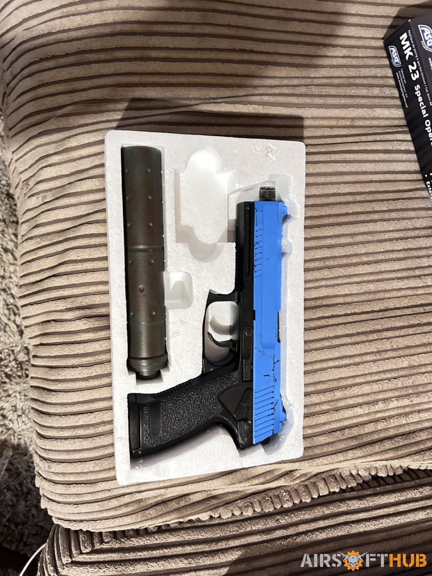 mk23 sokom with supressor - Used airsoft equipment