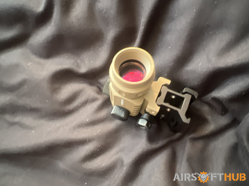 Valken red dot sight , fde - Used airsoft equipment