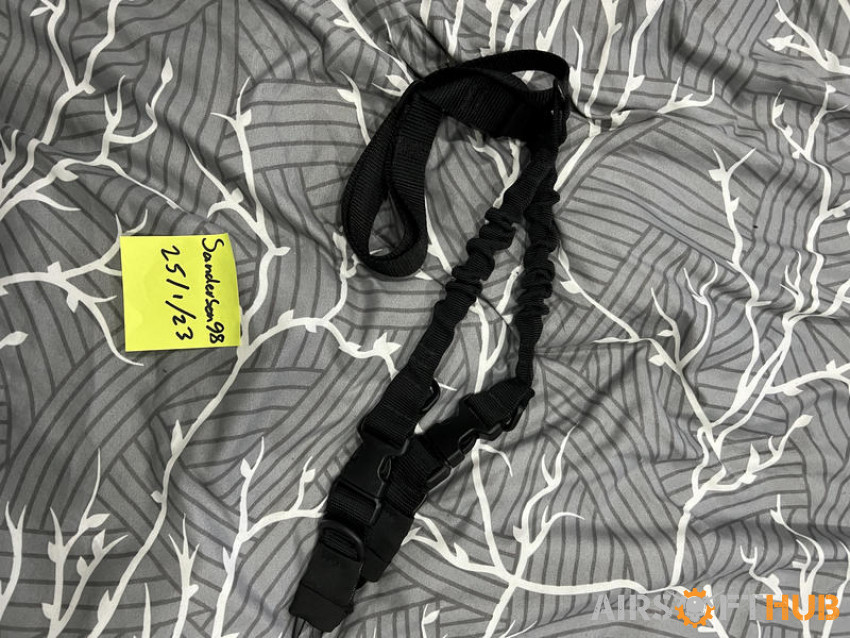 Selling Two Point Black Sling - Used airsoft equipment