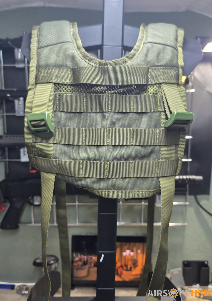 Molle Belt Harness Green - Used airsoft equipment