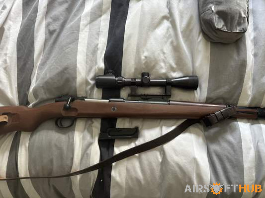 S&T Kar 98k with scope mount - Used airsoft equipment