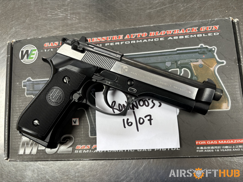 WE Beretta M92 Special Edition - Used airsoft equipment