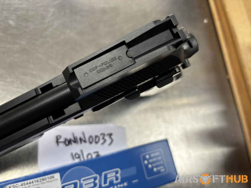 KSC Beretta M93r Auto9 Robocop - Used airsoft equipment
