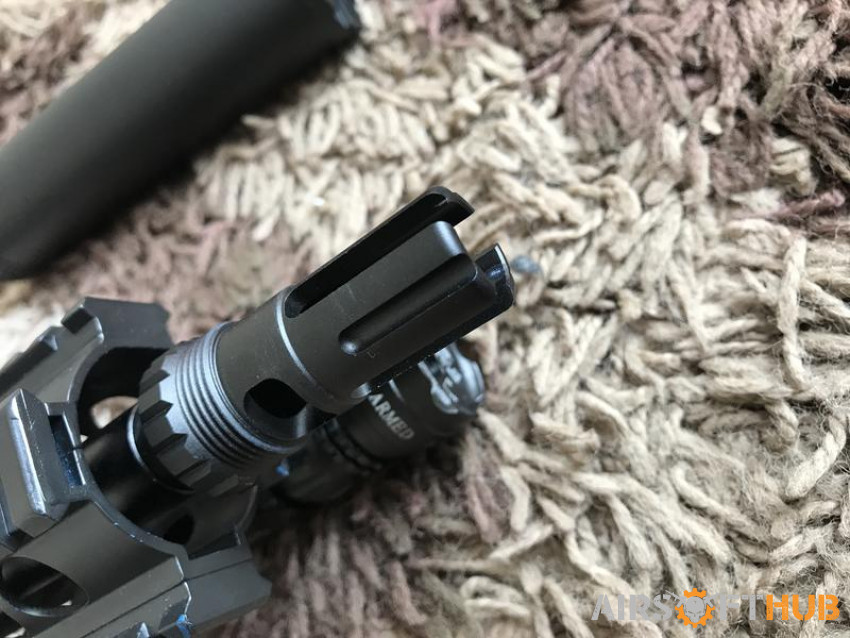 Suppressor and flash hider - Used airsoft equipment