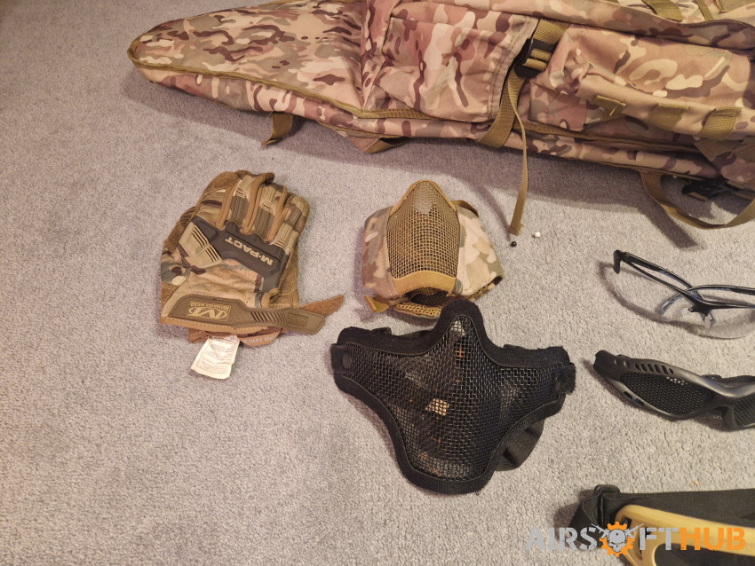 Mixture of gear - Used airsoft equipment