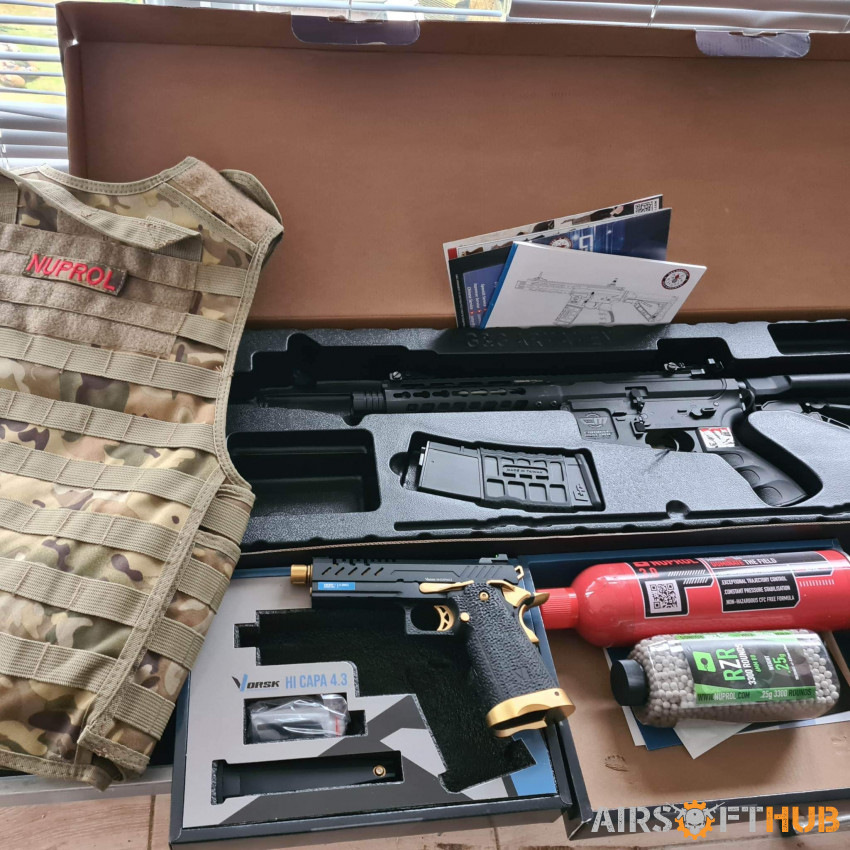 For sale brand new - Used airsoft equipment