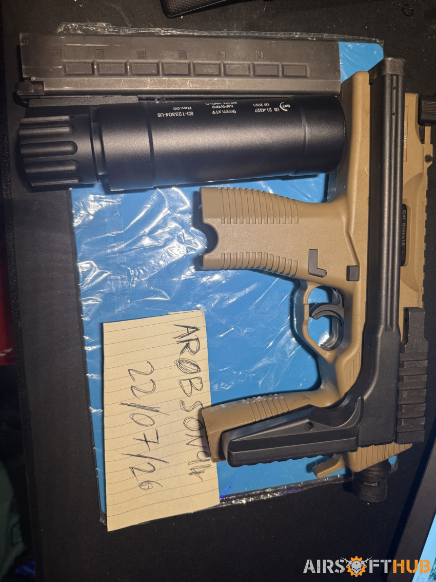 KWA MP9 - Dark Earth - Used airsoft equipment